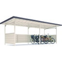 【送料別途】【直送品】ヨドコウ ヨド自転車置場 YOKR-240-5 001 基本棟 YOKR-240-5-1X1