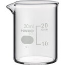 HARIO ビーカー 目安目盛付 20ml B-20-SCI