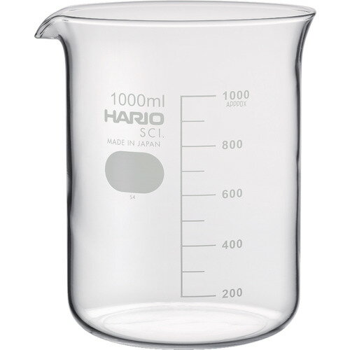 HARIO ビーカー 目安目盛付 1000ml B-1L-SCI