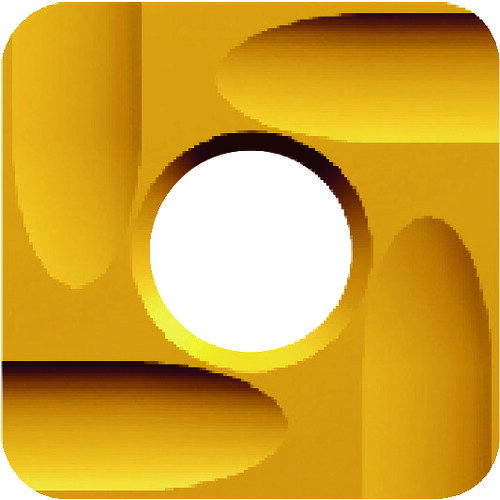 富士元 座ぐりカッターフェイス加工用Sタイプ精密級チップ 超硬M種 TiN NK3030 12個 S32GUR:NK3030