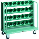 【送料別途】【直送品】TRUSCO ツーリングワゴン HSK100A BT50 NT50兼用 4段 28個収納 VTLW-D48