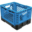 TRUSCO 折りたたみメッシュコンテナ25L ブルー TR-MPB25-B