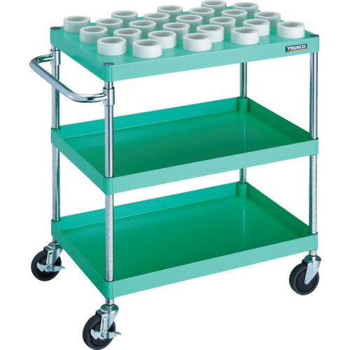 【送料別途】【直送品】TRUSCO ツールワゴン フェニックスワゴン 750X500XH880 HSK63A ヤンググリーン ..