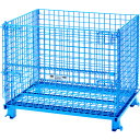 【送料別途】【直送品】TRUSCO ネットパレット 1000X800X850 粉体塗装 青 T0810B
