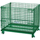 【送料別途】【直送品】TRUSCO ネットパレット 1000X800X850 粉体塗装 緑 T0810GR