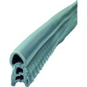 TRUSCO シリコーンワンタッチガスケット 2m 18.5X9.4 芯材入り グレー SWP-06-2M-GY(4)