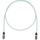 パンドウイット CAT6A/CAT6 シールドパッチコード 4m ライトグレー STP6X4MIG STP6X4MIG(4)