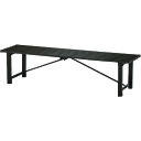 【送料別途】【直送品】ハセガワ アルミ縁台 TG型 天板L180×W45×H45cm(16890) TG2.0-1845