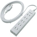 TRUSCO 電源タップ 2P6個口 3M マグネット付 TOT2-603(4)