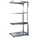 【送料別途】【直送品】TRUSCO ステンレス棚 SM3型 900X571XH1800 4段 連結 SM3-6364B(3)
