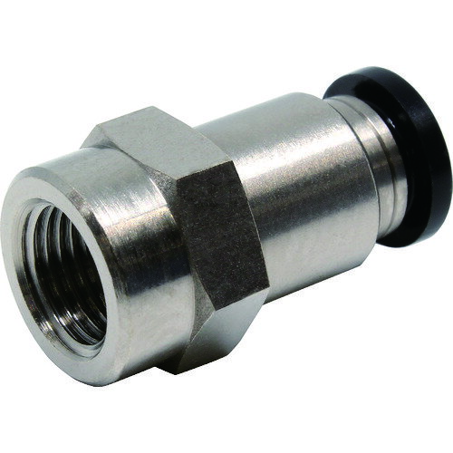 ピスコ チューブフィッティング メスストレートチューブ6ネジ01 PCF6-01