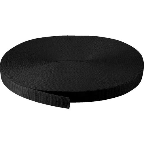 TRUSCO PPベルト幅30mmX長さ20m 黒 PPB-3020:BK