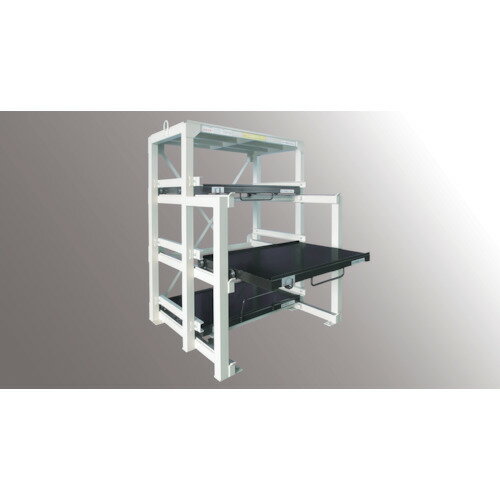 【送料別途】【直送品】日向 フルスライド式収納棚 スライダーラック N4S-1500×800×450H N4S-1500