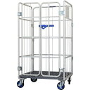 【送料別途】【直送品】ワコー カーゴプレスタ観音扉付950×800×1700床プラ ベージュ色 WKP-9580-KT