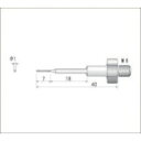 ナカニシ 電着ダイヤモンドヤスリ(全長40mm刃長7mm刃幅1mm) 60152(4)