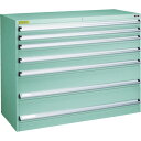 【送料別途】【直送品】TRUSCO VE13S型キャビネット 1300X550XH1000 引出7段 VE13S-1004