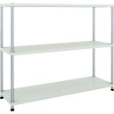【送料別途】【直送品】TRUSCO スチールラック フェニックスラック 1500X450 3段 W色 抗菌粉体塗装 PER-4543-W(3)