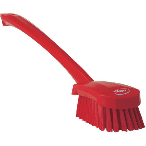 【ご注意】・商品画像はサイズ違いや色違いを含む代表画像(イメージ)を使用している商品がございます。　・モデルチェンジ等により仕様や色等の変更が生じる場合がございます。・画像の商品数と販売数は異なる場合がございます。(例：画像が2本でも販売は1本単位等)※販売単位が不明な場合は当店までお問い合わせくださ。商品画像とサイズ・色が違う等での返品・交換はお受けできませんので最終的な仕様等不明な点はメーカーHP等にてご確認くださいますよう、よろしくお願い致します。【メーカー】●キョーワクリーン（株）【特長】●手の届きにくい場所の洗浄に適したブラシです。【用途】●深型の鍋や容器の洗浄に。【仕様】●色：レッド●縦(mm)：400●横(mm)：70●厚さ(mm)：60●耐熱温度(℃)：121℃●毛質：ハード●線径(mm)：0.5●毛丈(mm)：36●線径：0.5mm【材質・仕上げ】●ボディー部:ポリプロピレン(PP)●フィラメント:ポリエステル【注意】●ブラシの毛を機械や道具類に挟まないよう注意してください。【質量】●230.000G商品詳細はオレンジブックカタログ2025年の【11巻0344ページ】をご確認下さい。※紙カタログと電子カタログではページが異なる場合がございます。掲載画像はオレンジブックカタログ年初出時のものです。現在の仕様（色・形・細かな性能等）と異なる場合がございます。またサイズ違い等画像がすべてご用意できない場合には、サイズ違いをイメージにて掲載している場合がございます。メーカーHP等で現在の仕様をご確認下さいますようお願いいたします。使用用途に影響のない画像との違いでの返品・交換は致しかねますのでご了承下さい。オレンジブックカタログでは多数のメーカー製品を取扱っております。メーカーによっては店内別ページにて他流通ルートの同等品が別価格で販売されている場合がございますが価格等は購入ページのものとなり変更はできかねます。あらかじめご了承ください。