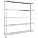【送料別途】【直送品】TRUSCO スチールラック 軽量棚 中棚ボルトレス型1800X300X1800 5段 ネオグレー L66V-15:NG