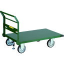 【送料別途】【直送品】TRUSCO 鋼鉄製運搬車 1200X750 導電性キャスター Lストッパー付 SH-1NESS(4)