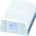 Panasonic ぐっとすシリーズ情報モジュラジャック CAT5E 露出1コ口 NR3161
