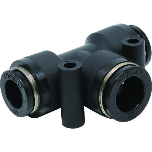 ピスコ チューブフィッティング 違径ユニオンティー 10×10×12 PEG10-12