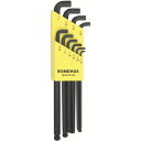 ボンダス スタビー・ボールポイント・L-レンチ ロング インチ セット10本組(1/16-1/4) SBLX10(4)
