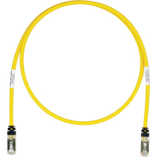 パンドウイット CAT6A/CAT6 シールドパッチコード 25m 黄 STP6X25MYL