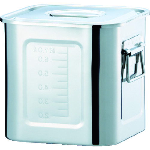 TRUSCO ステンレス角タンク 5.3L 180 取手無 T-FC-7