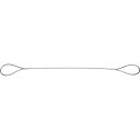 TRUSCO ワイヤーロープスリング Aタイプ アルミロック 8mmX1.5m TWAL-8S1.5