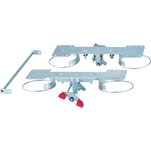 TRUSCO プレス製台車 ドンキーカート用リング式ストッパー 自在4輪用 200JRS-4