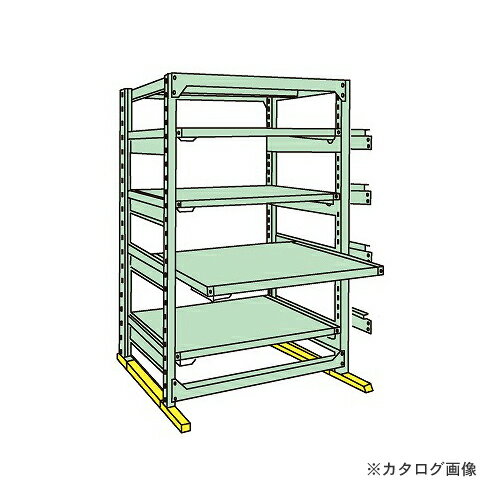 【送料別途】【直送品】サカエ SAKAE 中量スライドラック MSR1812K05T