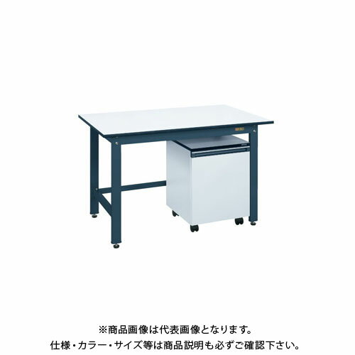 【送料別途】【直送品】サカエ 軽量作業台KKタイプ・キャビネットワゴン付 KKD-127LC