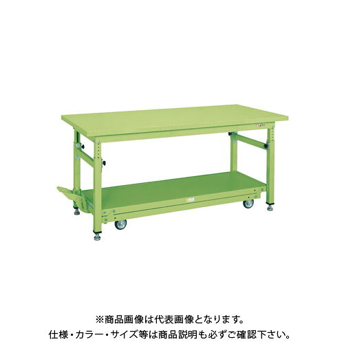 【送料別途】【直送品】サカエ ペダル昇降移動式作業台・重量TKWタイプ TKW-128SD