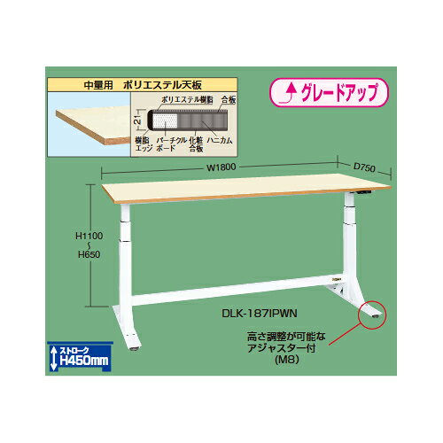 【送料別途】【直送品】サカエ SAKAE 電動昇降作業台(中量タイプ) ポリエステル天...