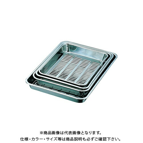 【送料別途】【直送品】スギコ産業 ステンレスバット 水切りバット W295×D231×H43 SA-53
