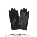 ユニワールド 指先の巧 10双 迷彩ブラック 2520 L