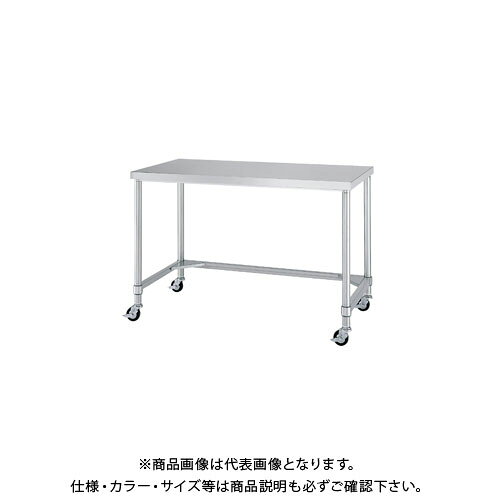 【メーカー】 ●シンコー(株) 【特長】 ●φ38mm太径パイプを使用した丈夫なステンレス作業台です。 ●耐食性に優れたSUS304製。 【仕様】 ●SUS304 No.4仕上げ ●下枠：三方枠 ●キャスター：スチール金具 φ75ウレタン車 ストッパー付 ●(W)1800×(D)900×(H)800 ●自重：38.2kg ●静止均等荷重：150kg/天板 ●全高250mm〜850mmまで高さ調整無償(5mmピッチ) ●G購入法：× ●分類：ステンレス製品 ●組立式：○ 【注意】 ※こちらの商品は受注生産品のため、目安よりお届けにお時間を頂く場合がございます。 また、上記の理由から、ご注文後のキャンセル・返品はお受け致しかねます。予めご了承ください。