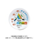 【メーカー】 ●(株)日本緑十字社 【特長】 ●防雨型構造で、屋外に設置が可能です。 【仕様】 ●品番：TM-2464 ●色：ホワイト ●奥行：27 ●高さ：120 ●幅：120 ●屋外用。 ●熱中症対策予防に。 ●材質：外枠：PS樹脂 ●付属品：壁掛用フック、ネジ ●壁掛けタイプ ●温度計針(黒)と湿度計針(青)の交差点で熱中症注意目安WBGT(暑さ指数)参考値を表示 ●危険(赤)、厳重警戒(黄)、警戒(緑)、注意(青)の4段階表示 【注意】 ※季節商品のため、仕入先在庫がなくなり次第完売となります。