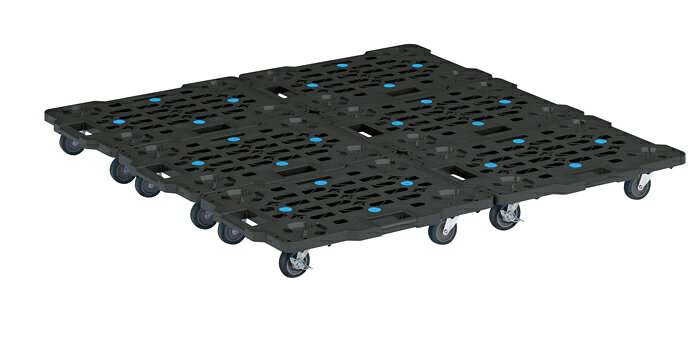 【送料別途】【直送品】サカエ SAKAE サカエメッシュキャリー (自在2・固定2タイプ) ストッパー付 75φナイロン車 SCR-M400NKWS