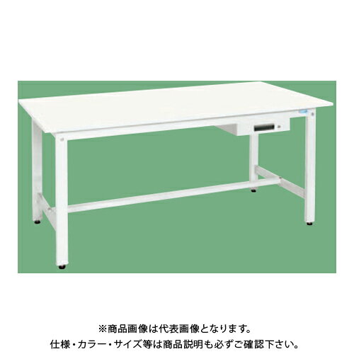 【送料別途】【直送品】サカエ SAKAE 軽量作業台(抗ウイルス天板) キャビネット1段 W900×D750×H800 ホワイト KH-39AVPW(4)