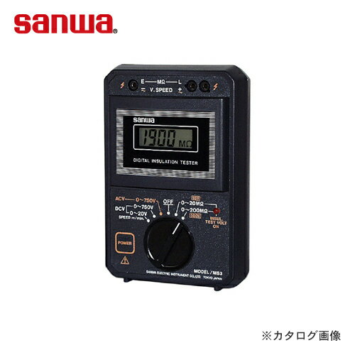 【楽天市場】三和電気計器 SANWA 絶縁抵抗計 デジタルタイプ M53：KanamonoYaSan KYS