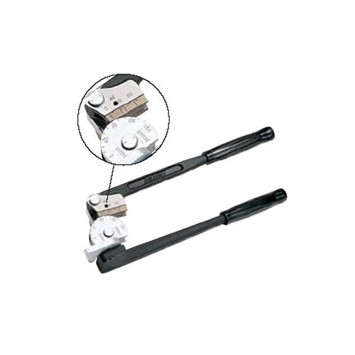 【メーカー】 ●Ridge Tool Company 【特長】 ●余分な力を省くためテコ採用によるパワーを最大限に生かします。 ●レバーは180°の曲げにも手がぶつからないように設計されています。 【用途】 ●薄肉ステンレスチューブ、軟・硬銅管、真鍮、アルミ用。 【仕様】 ●タイプ:インチ用 ●適用管径:1/2 ●曲げ半径R(mm):38 ●曲げ角度:0〜180° ●インチサイズ用 【原産国】 ●中国 【質量】 ●2.7KG 【関連商品】 リジッド RIDGID 412-M チューブベンダー(旧 398M) 36127 リジッド RIDGID 151-J チューブカッター 39942 リジッド RIDGID 101 チューブカッター 40617 リジッド RIDGID 377 フレアリングツール (旧376) 41162 リジッド RIDGID 458-J フレアリング ツール 41177 リジッド RIDGID 375 フレアリングツール 41285 リジッド RIDGID 455 フレアリングツール 41300 リジッド RIDGID 812 アルミストレートパイプレンチ 47057 リジッド RIDGID 42-WCP パイプカッター 49267 リジッド RIDGID 458MM-J フレアリングツール 50262RIDGID（リジッド）　　銅管工具 銅管を切断する際に必ず使うチューブカッター、もし切断作業に増し締めがいらなくなったら どんなに楽に早く切断ができる事か。スプリング式チューブカッター　117、118でそれが 実現できました。