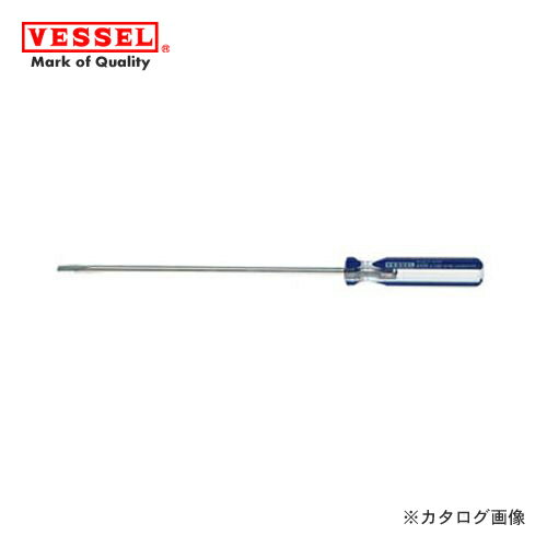 ベッセル VESSEL No.6100 クリスタラインドライバー (細軸・マグネット入り) -4×100