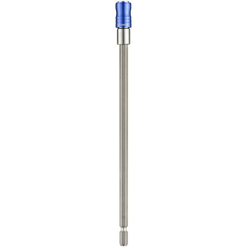 【メーカー】●(株)ベッセル【特長】●チャック径13mm。●狭く奥まったところもしっかり届く。●引きタイプのスリーブチャックで、装着したビットが落ちにくい。●両頭ビットやソケット、六角軸つき砥石やブラシも使える。●軸部はダイハード鋼全身焼入で、ねじれや曲がりに強い。●耐腐食性に優れたアルマイト仕上げのアルミスリーブ。●カラーでサイズを色分け。【仕様】●チャック外径：13mm●色：青●差込角(mm)：6.35●全長(mm)：200●質量：61g