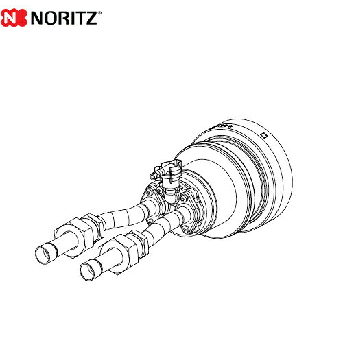 [MB2-1-SS] マイクロバブル用循環アダプター ノーリツ ガス給湯器部材 ロー付接続（内径φ12.8）ストレート型 品名コード：0707488 【送料無料】