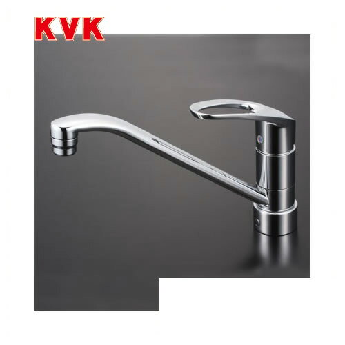 Rakuten - [KM5011JT]KVK キッチン水栓 流し台用シングルレバー式混合栓 セラミックシングル ワンホールタイプ 逆止弁付 泡沫吐水 【送料無料】 おしゃれ