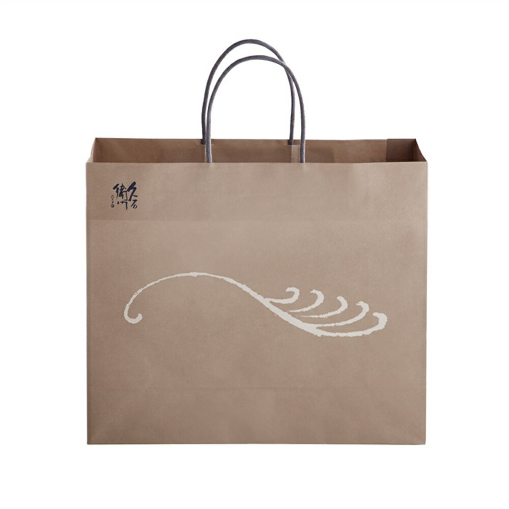 【手提げ袋〈中〉】 林久右衛門商店 久右衛門 ラッピング ギフト お祝い 慶事 出産 結婚 お歳暮 和風 オリジナル 紙袋 高さ30cm×横35cm×マチ12c...