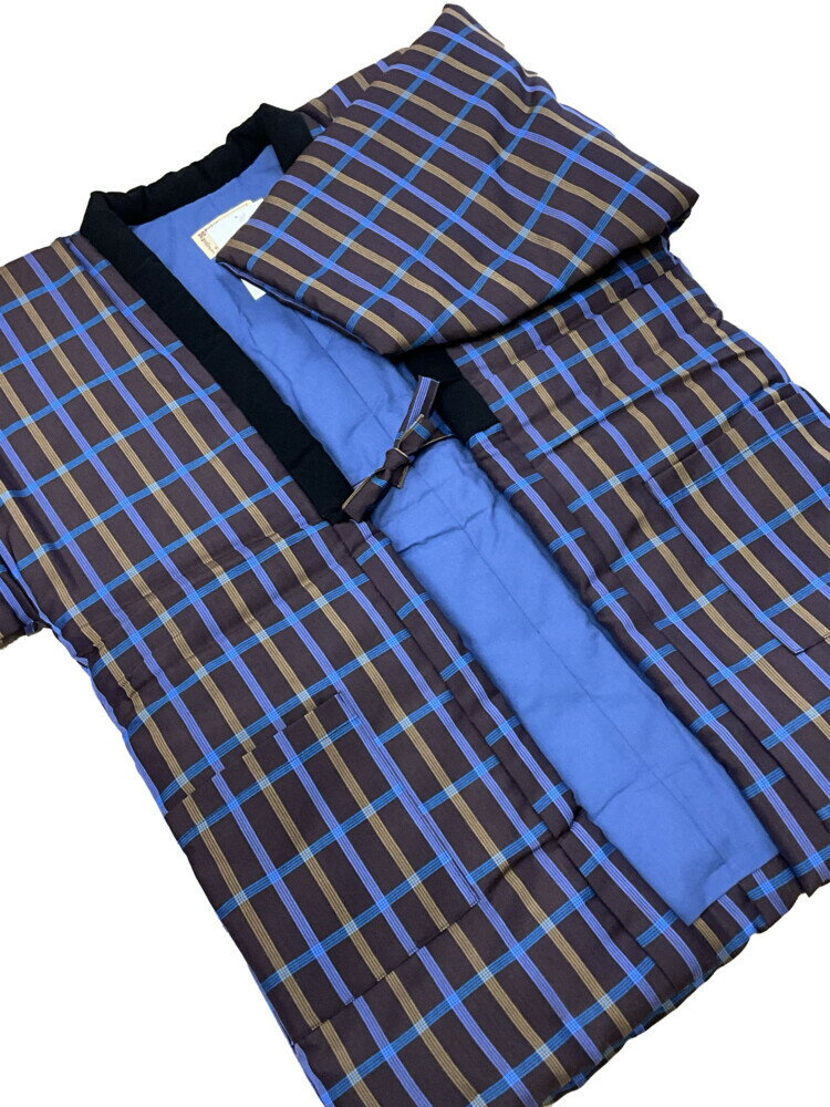 男物 久留米袢天(はんてん) 日本製【M・Lサイズ】【2】