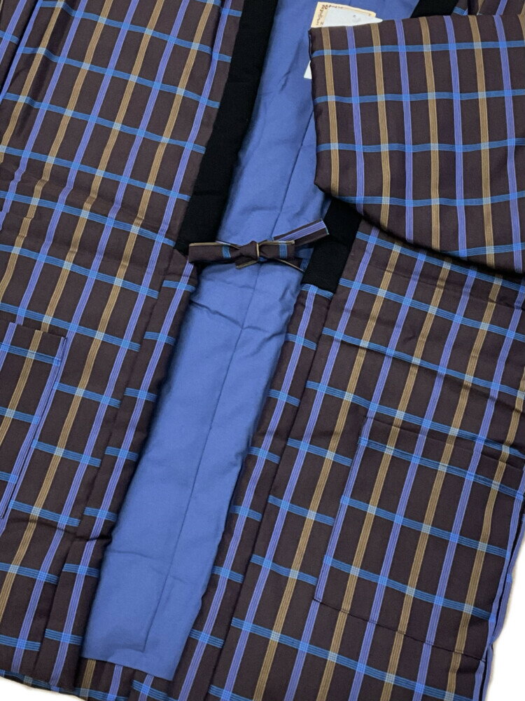 男物 久留米袢天(はんてん) 日本製【M・Lサイズ】【2】